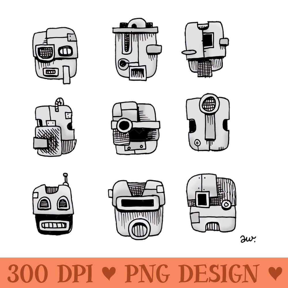 Choose your robot - PNG Download Collection - Variety