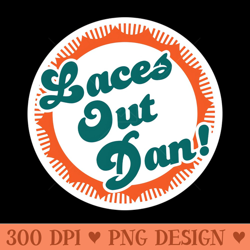 Laces Out Logo - Sublimation PNG - Convenience