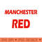 Manchester is Red - Digital PNG Graphics - Customer Support