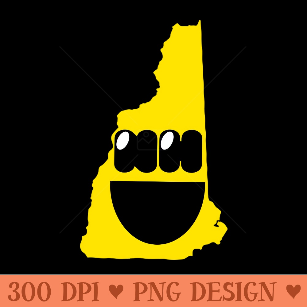 New Hampshire States of Happynes New Hampshire Smiling Face - Vector PNG Download - Convenience