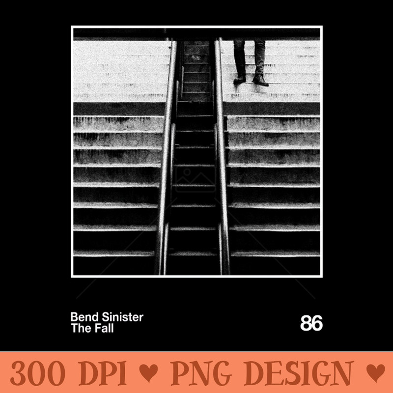 The Fall Bend Sinister Faded Print Graphic - PNG Printables - Customer Support