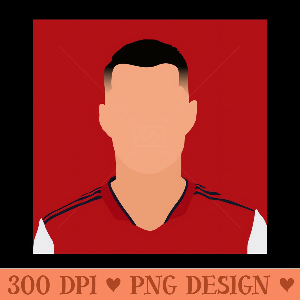 Granit Xhaka Minimalistic Face Art - PNG Clipart - Professional Design