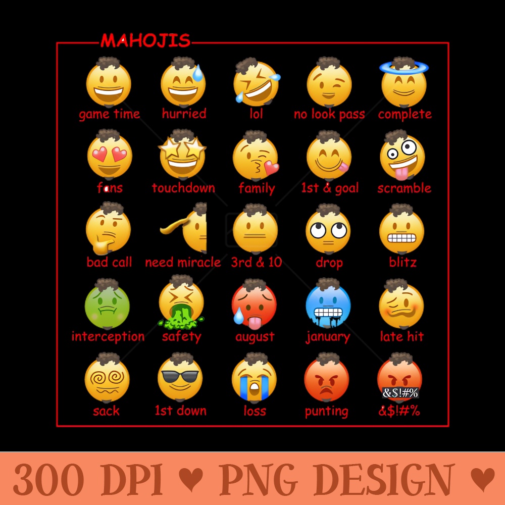 Mahojis - Digital PNG Download - Unique