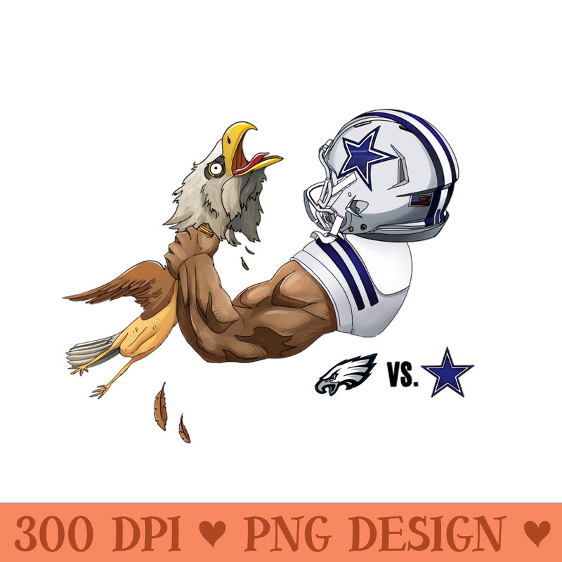 Cowboys vs Eagles - High-Quality PNG Download - Variety