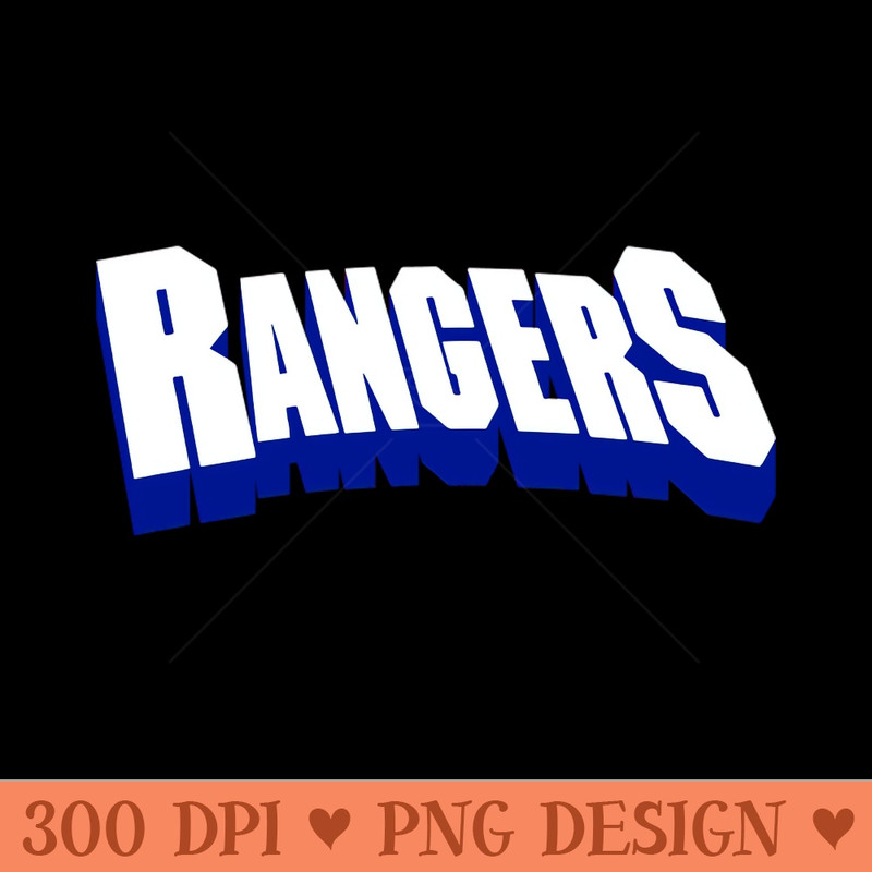 RANGERS 3D - PNG Download Store - Unique