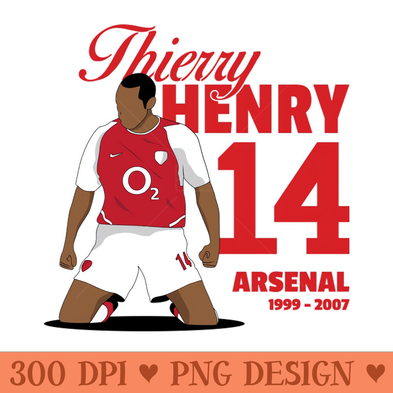 King Thierry Henry - PNG File Download - Latest Updates