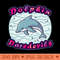 Back Dolphin Dolphin Daredevils - Vector PNG Download - Customer Support
