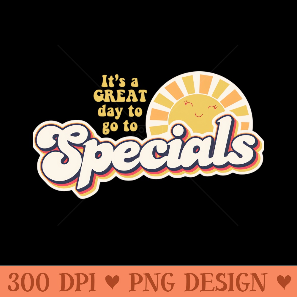 Retro SPECIALS Teachers PE ART MUSIC LIBRARY Gear - PNG Download Library - Unique