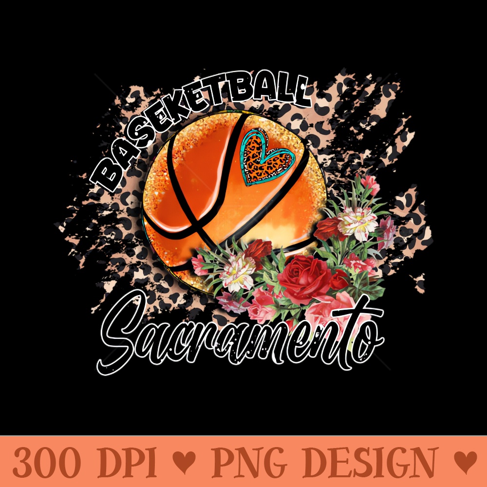 Aesthetic Pattern Sacramento Basketball Gifts Vintage Styles - Sublimation PNG - Good Value