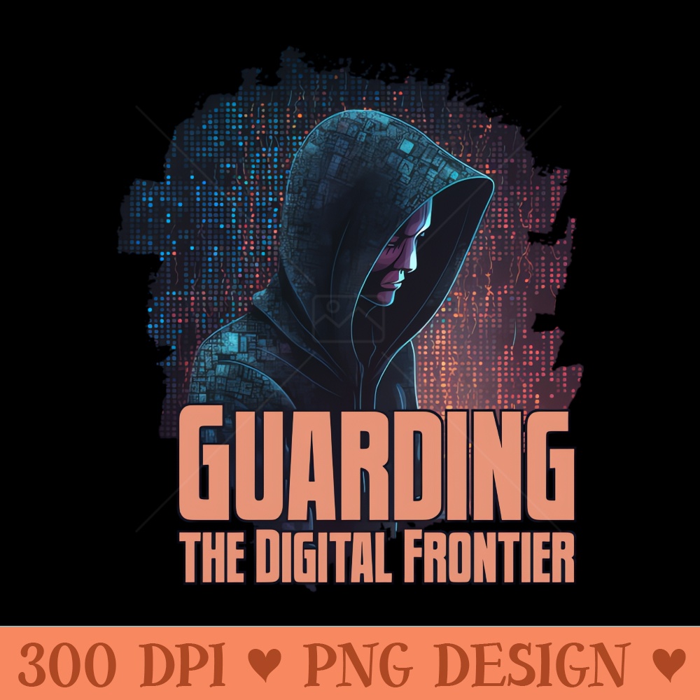Guarding the Digital Frontier - PNG Download Pack - Professional Design
