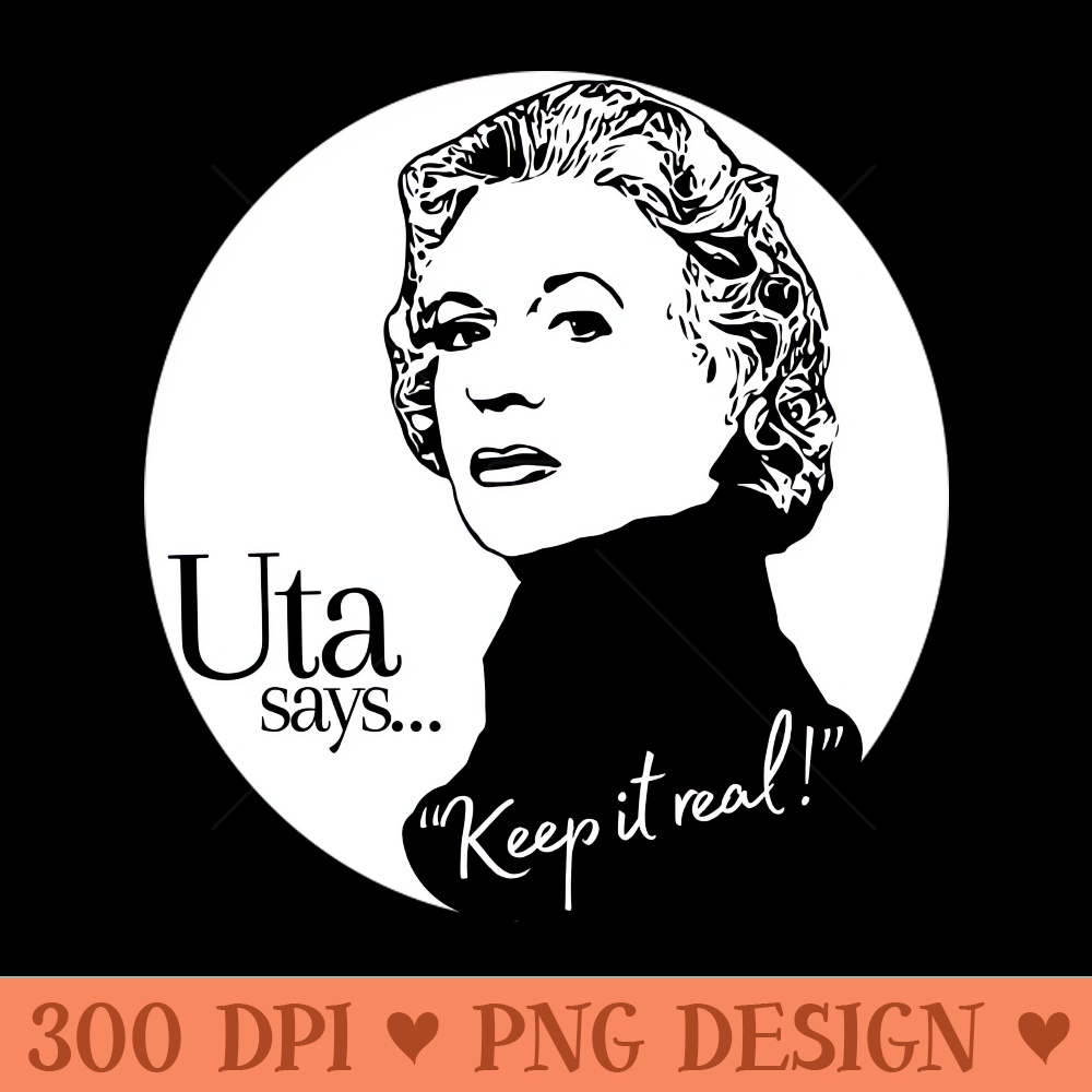 Uta Hagen says... - PNG Download Store - Professional Design
