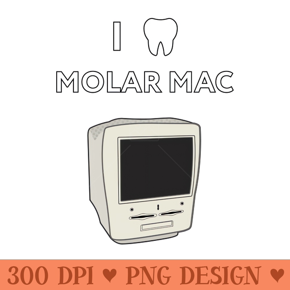 I tooth Molar Mac - PNG Illustrations - High Quality 300 DPI