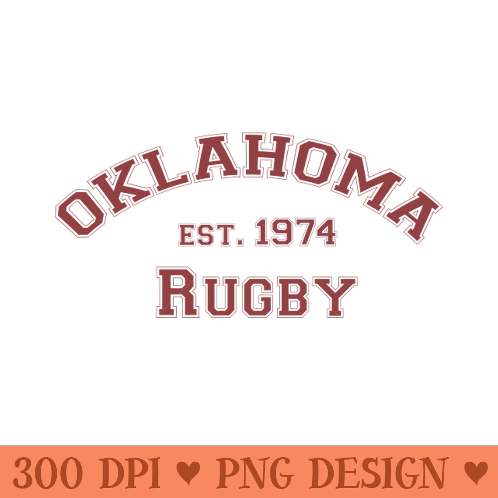 Arched Rugby Oklahoma - Digital PNG Graphics - Latest Updates