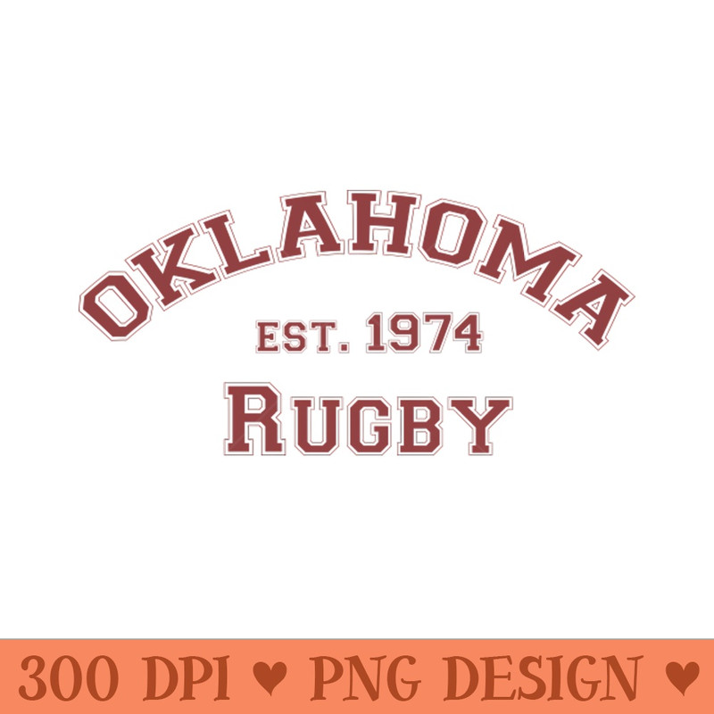 Arched Rugby Oklahoma - Digital PNG Graphics - Latest Updates