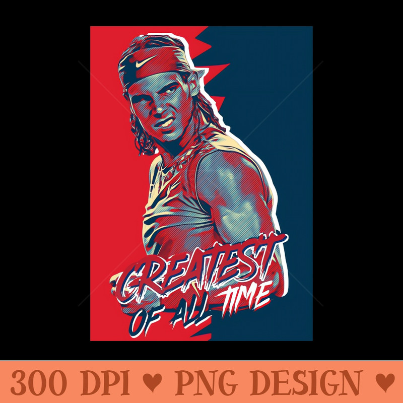Rafael Nadal Portrait - PNG Clipart - Professional Design