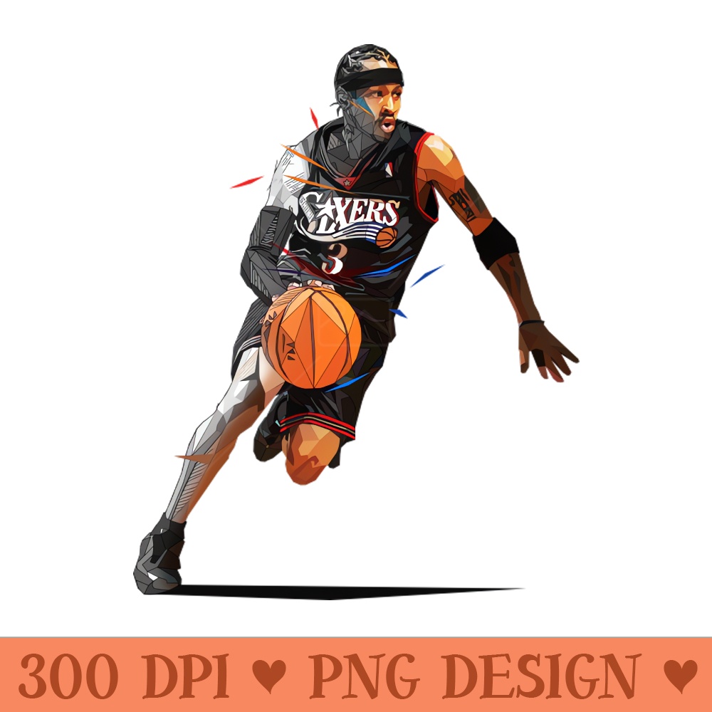 Allen Iverson - PNG Image Downloads - Professional Design