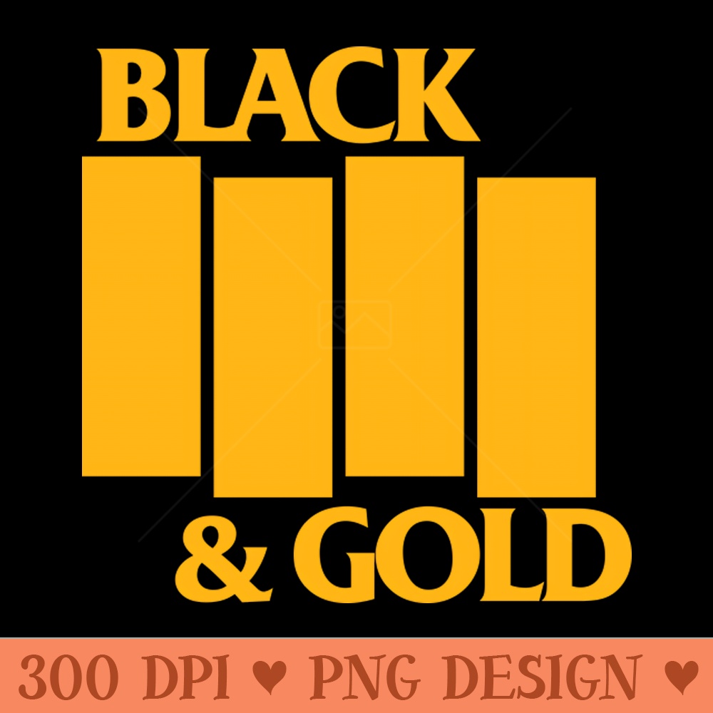 Black u0026 Gold Flag - Digital PNG Graphics - Professional Design