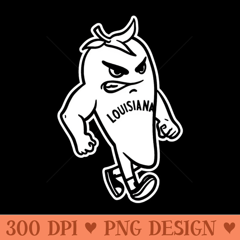 University Of Louisiana Lafayette Ragin Cajuns Simple White Mascot - Free PNG Downloads - Flexibility