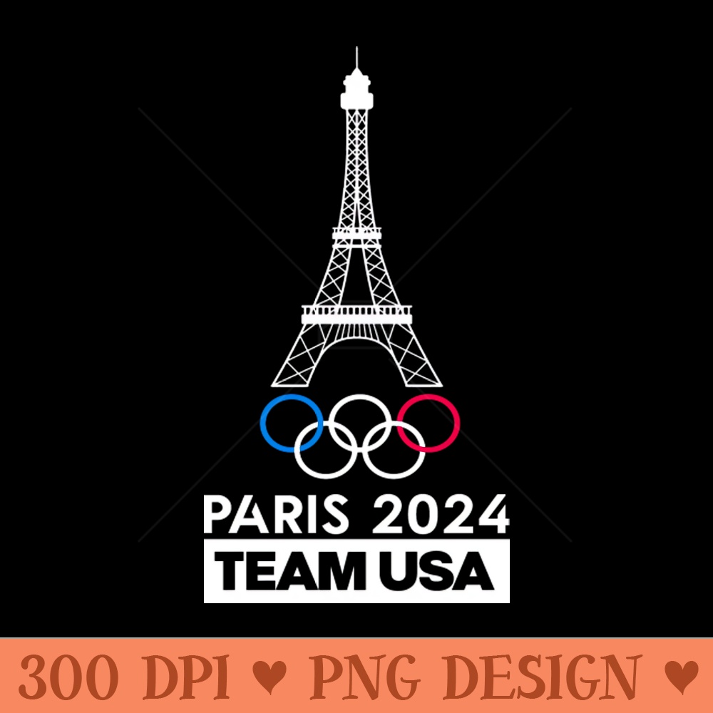 Paris 2024 Team USA - PNG Graphics - Convenience