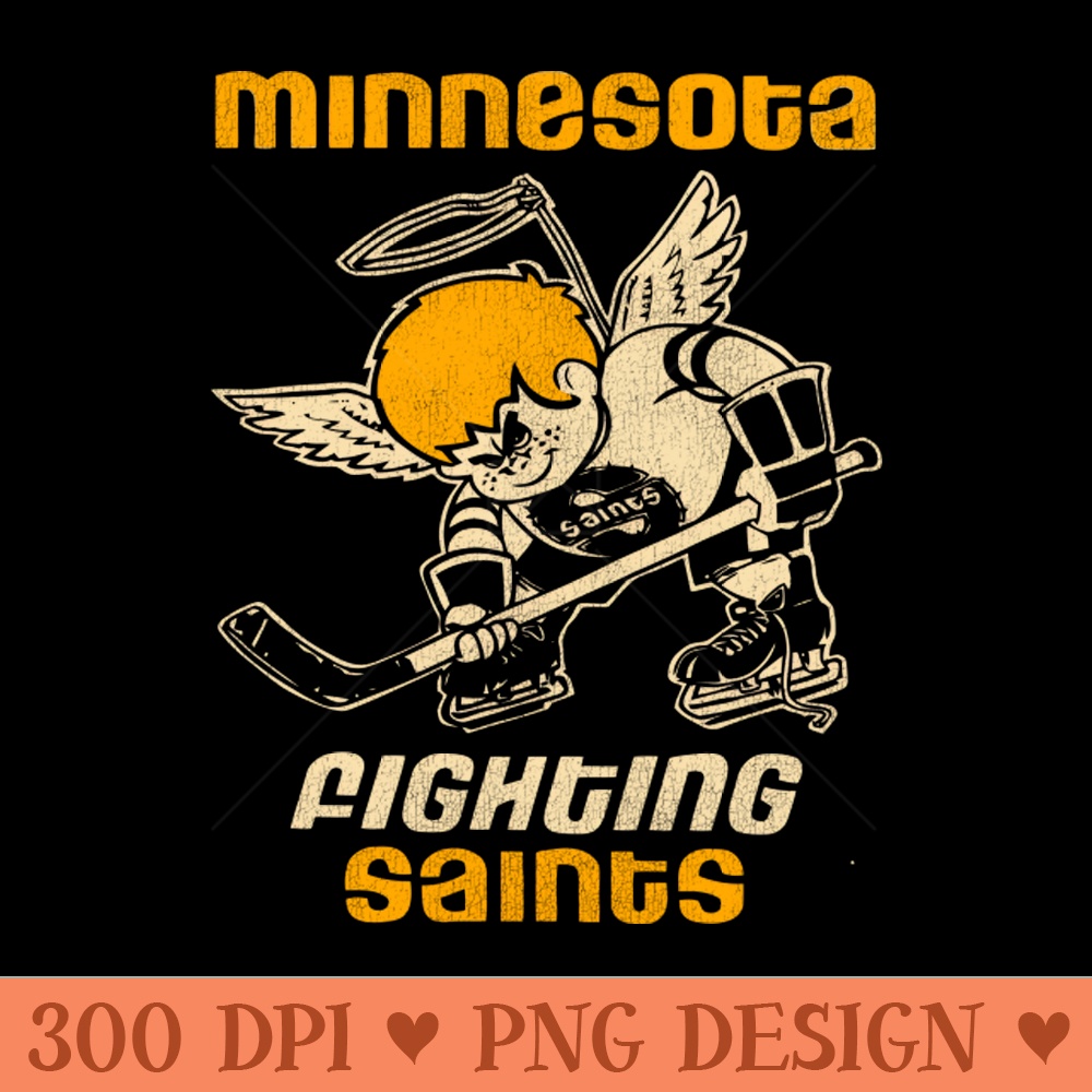 Defunct Minnesota Fighting Saints Hockey Team - PNG Graphics - Good Value