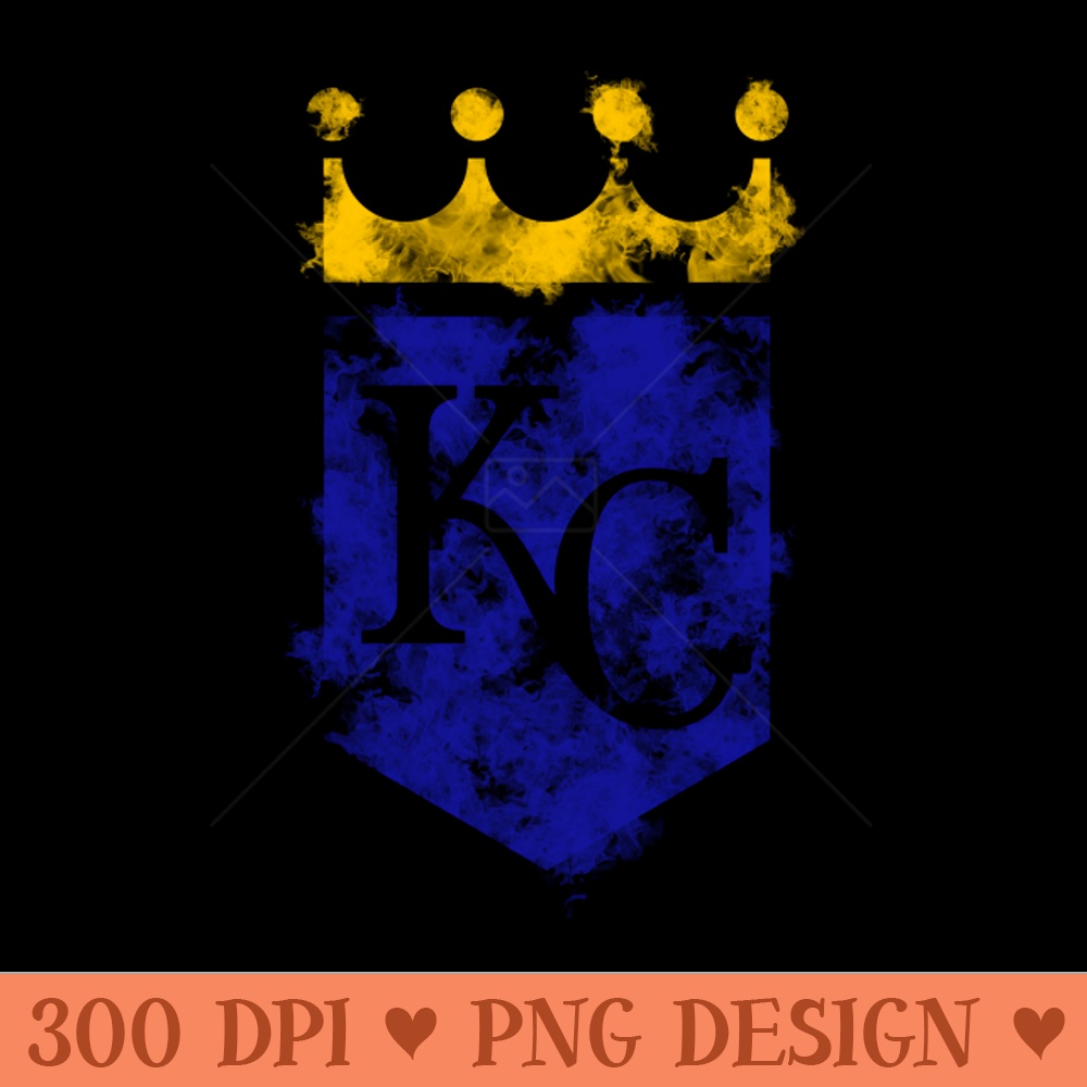 KC Royals Splat - PNG File Download - High Quality 300 DPI