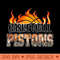 Classic Basketball Design Pistons Personalized Proud Name - Sublimation PNG Designs - Good Value