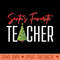 Santas Favorite Teacher Santa Teacher Cute Winter Funny Christmas Teaching Holiday - PNG Printables - Flexibility