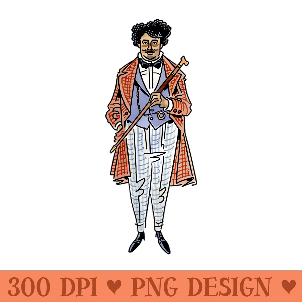 Alexandre Dumas - Sublimation PNG - Variety