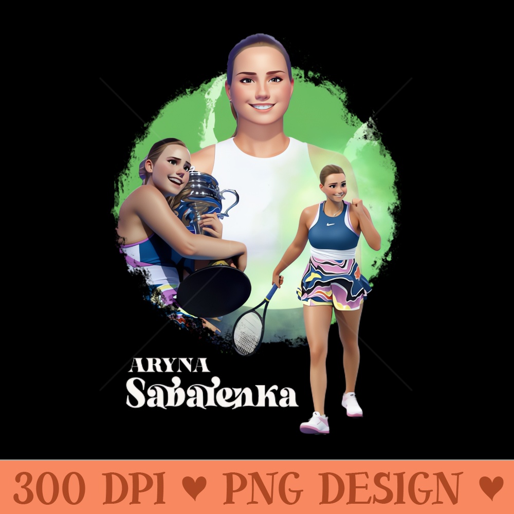 Aryna Sabalenka - Digital PNG Graphics - Flexibility