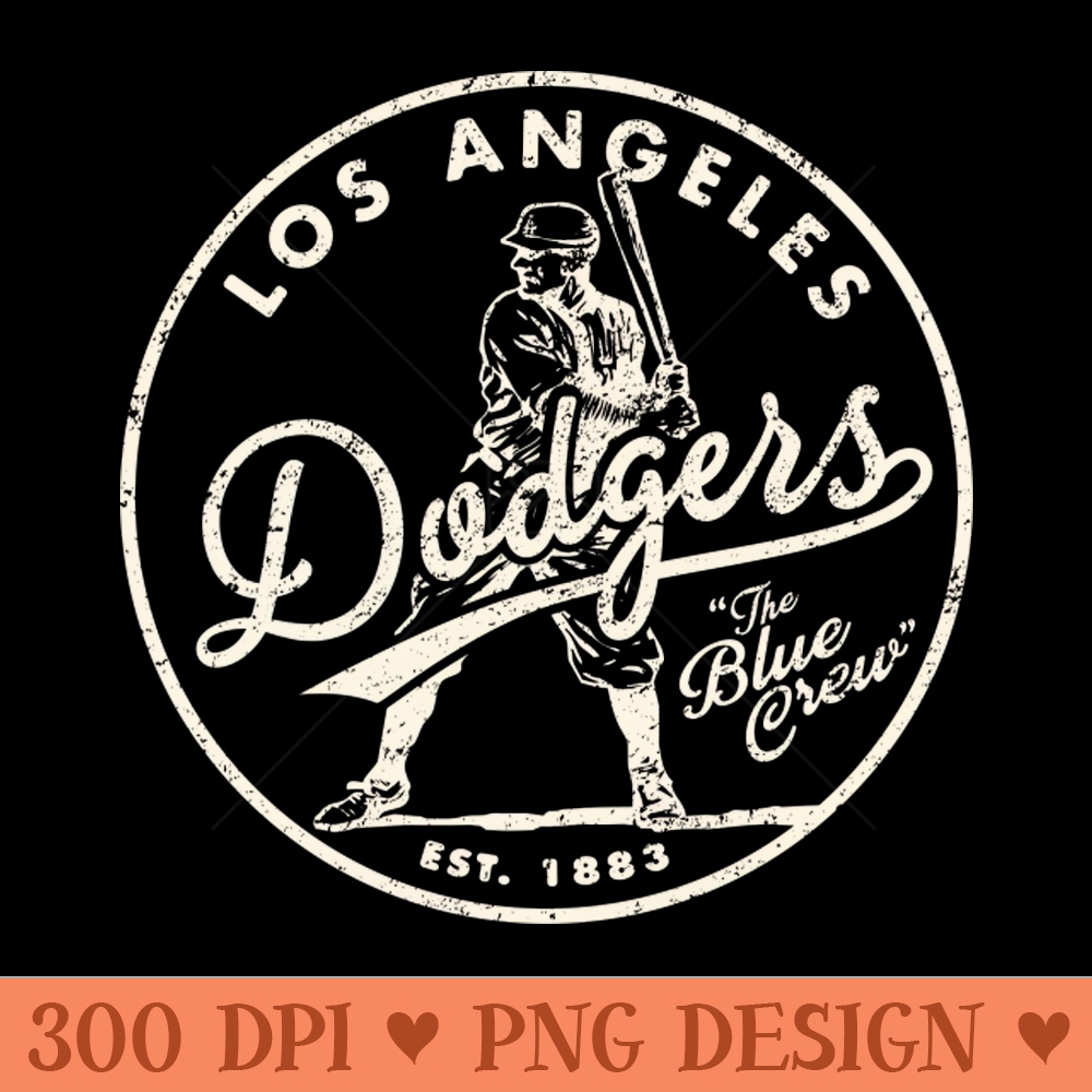 Old Style Dodgers 1 by Buck Tee - Vector PNG Download - Convenience