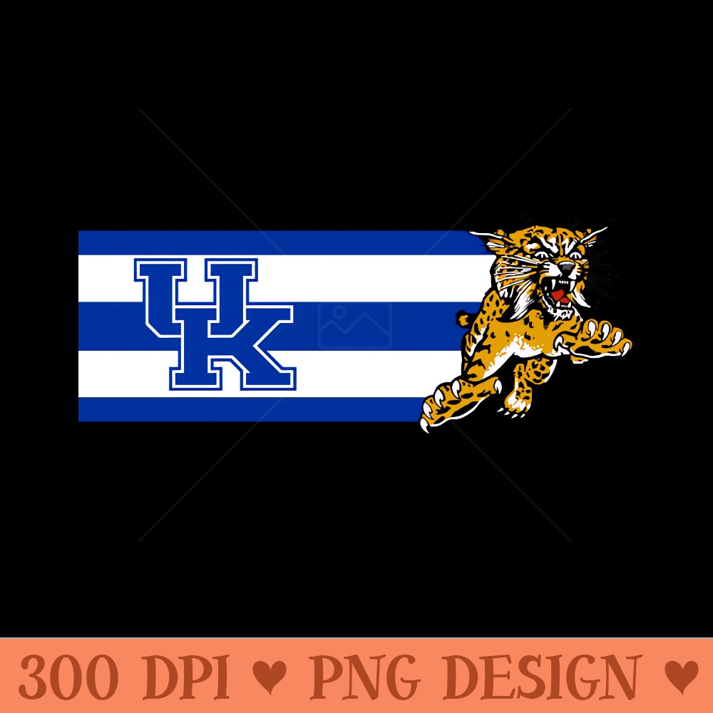 Wildcat Stripe - Sublimation PNG Designs - Variety