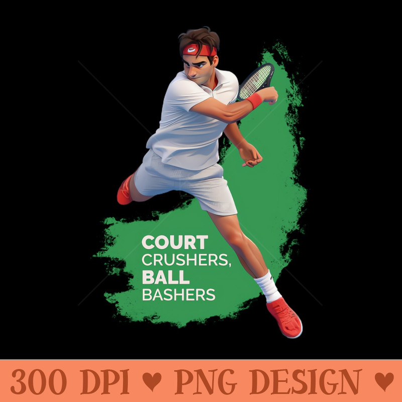 Court Crushers Ball Bashers - PNG Designs - Flexibility