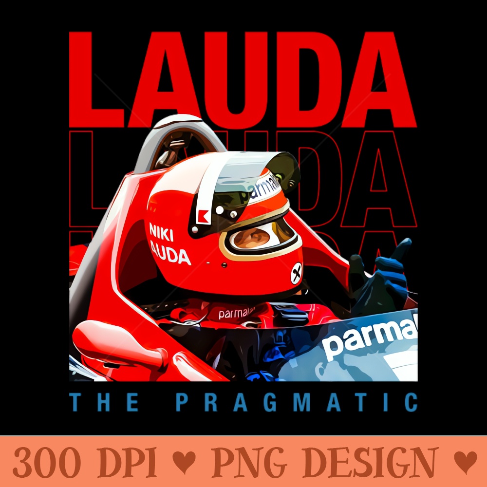 Niki Lauda Legend 70S Retro - Sublimation PNG Designs - Popularity