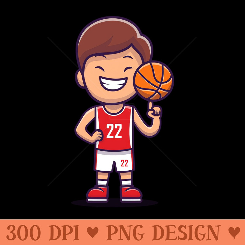 Boy Playing Basketball - Download PNG Graphics - Popularity