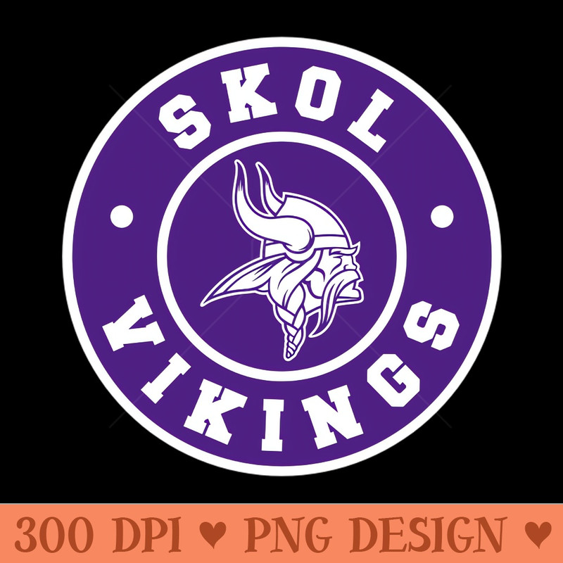 SKOL VIKINGS - PNG Download - High Quality 300 DPI