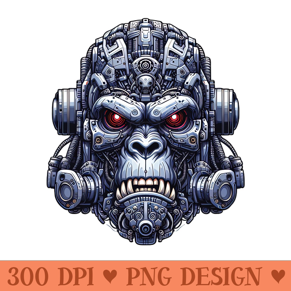 Mecha Apes S01 D48 - PNG Downloadable Resources - Professional Design