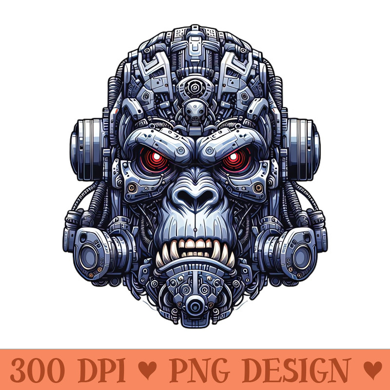 Mecha Apes S01 D48 - PNG Downloadable Resources - Professional Design