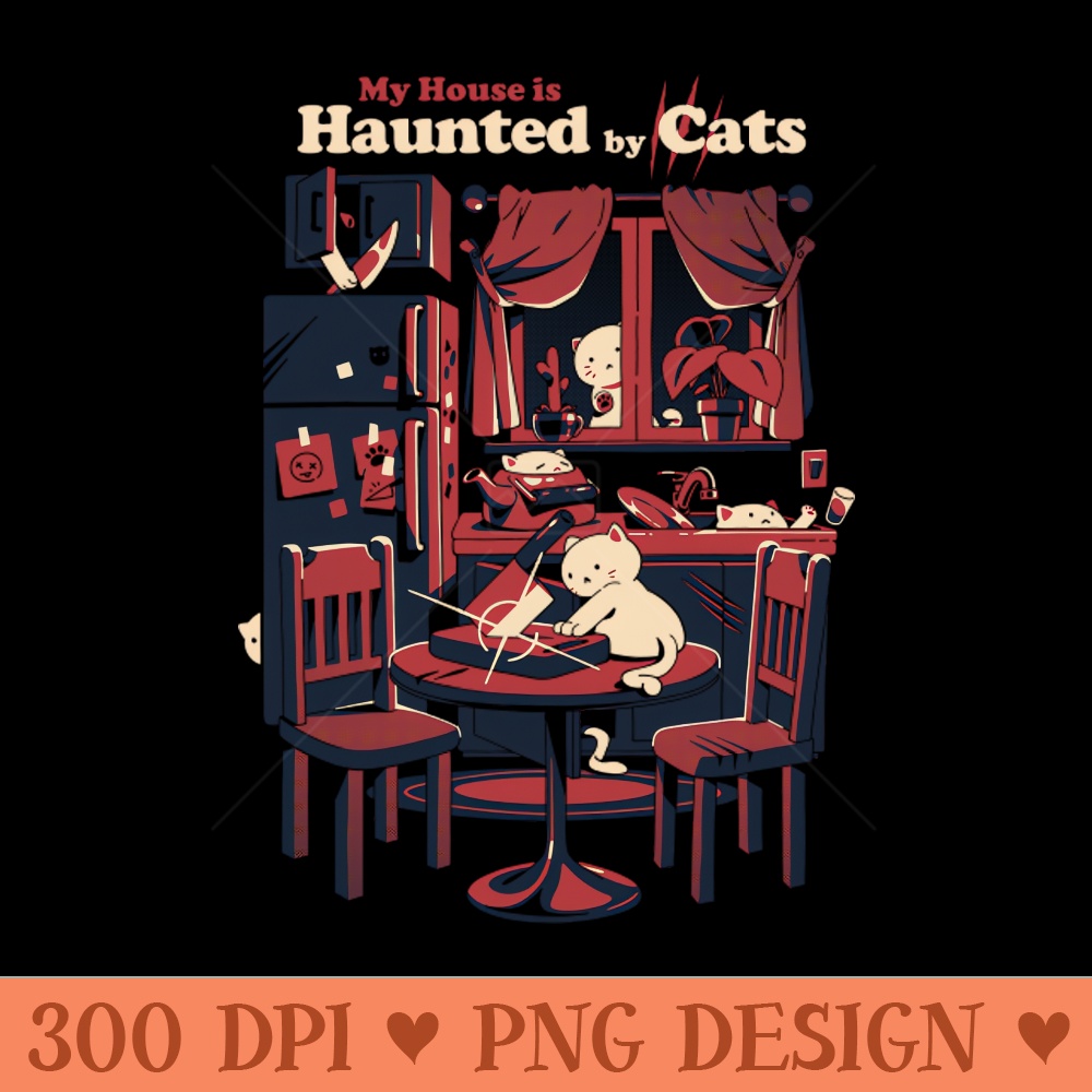 Haunted by cats Halloween Cat - PNG Download Library - Convenience