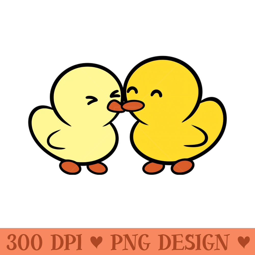Duckie and Duck Kiss - - Variety