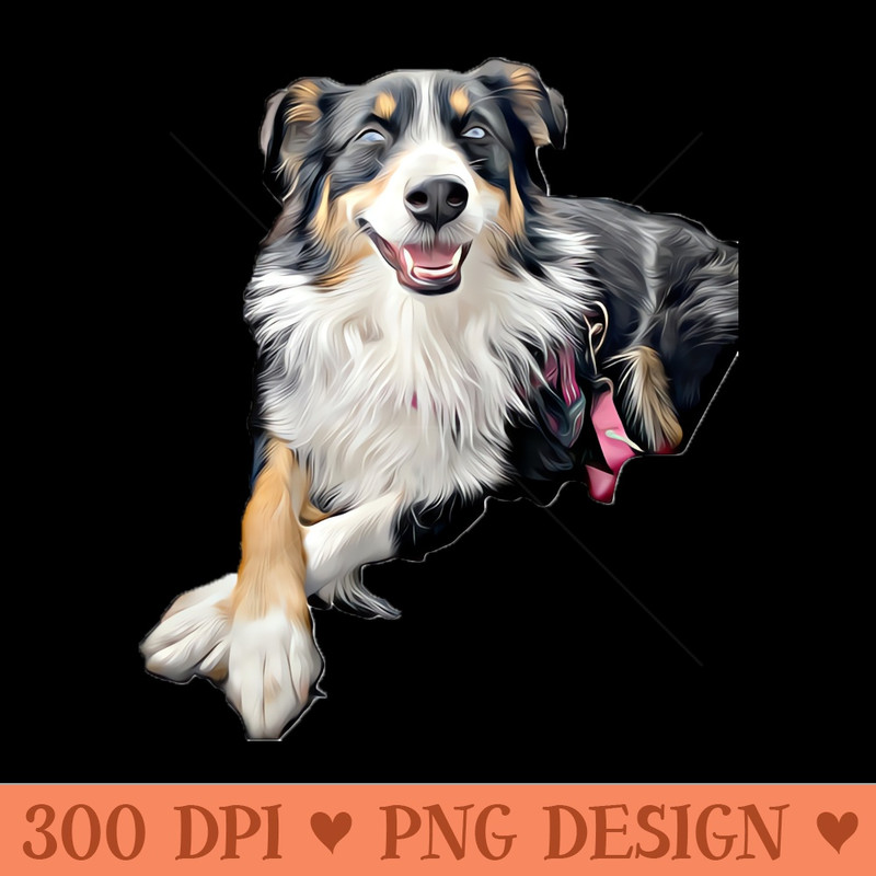Lola the Australian Shepard - Premium PNG Downloads - Convenience