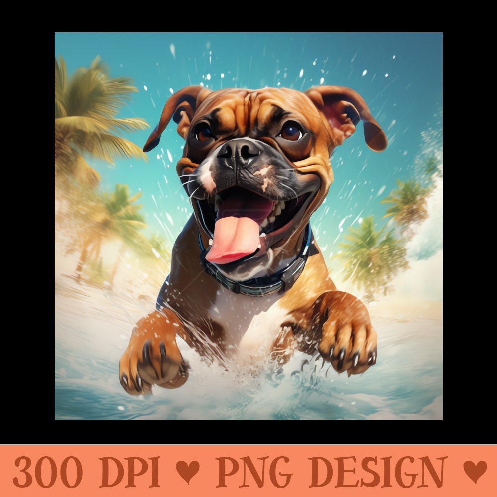 boxer dog - PNG Download Bundle - Unique