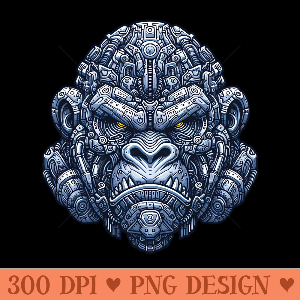 Mecha Apes S02 D78 - PNG Illustrations - Variety