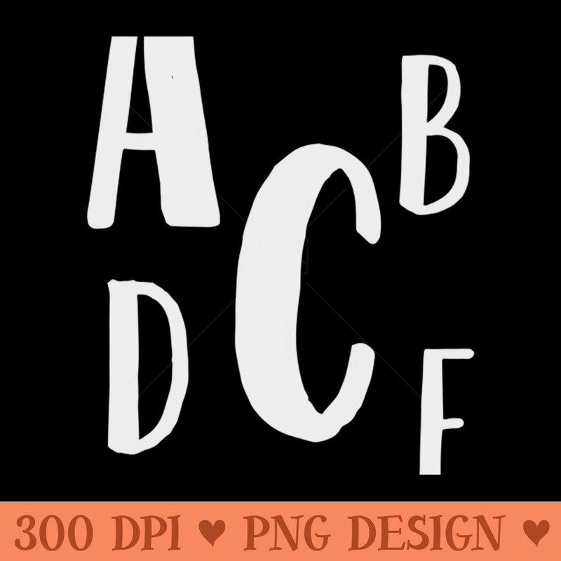 Alphabet Soup - PNG Illustrations - Unique