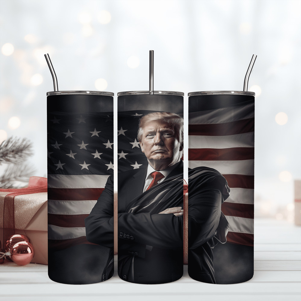 Trump 2024 Tumbler Wrap Design PNG, 20oz Tumbler Wrap.png