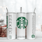 Starbucks White 20Oz Tumbler Wrap Sublimation Design, Brand Tumbler Wrap Design.png