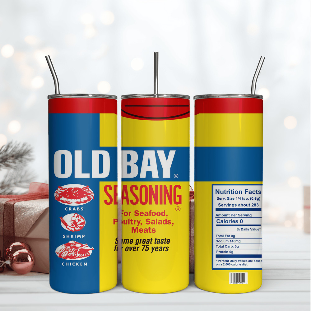 Old Bay Seasoning 20Oz Tumbler Wrap Sublimation Design, 20OZ Tumbler Wrap Design.png