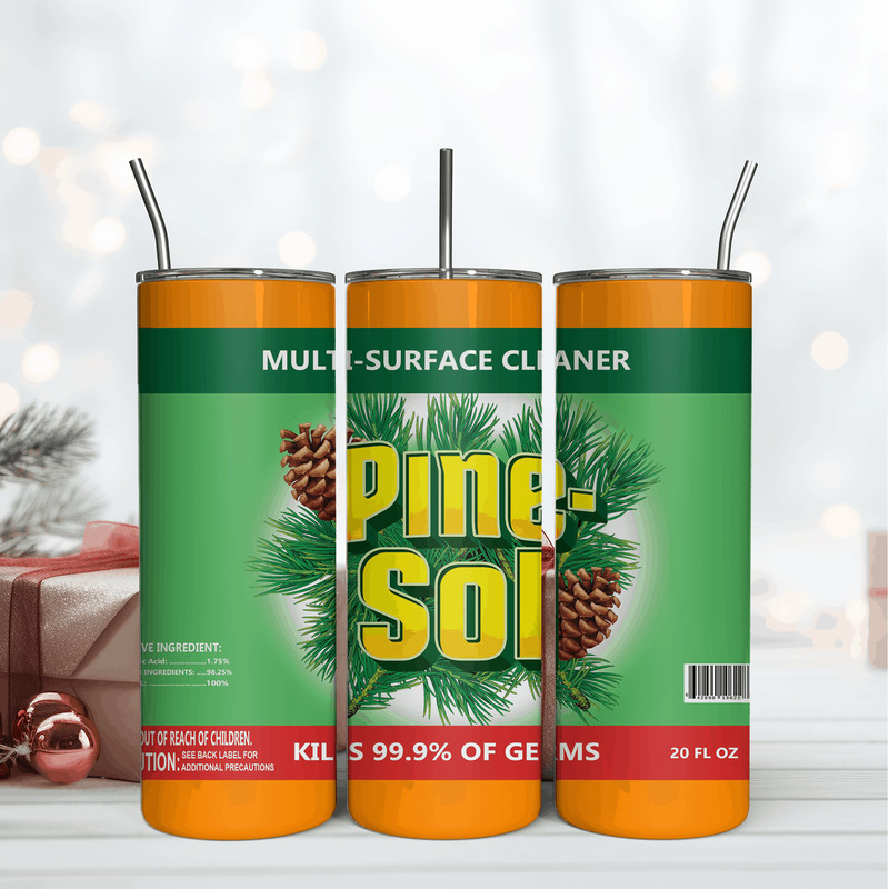 Pine Sol 20Oz Tumbler Wrap Sublimation Design, 20OZ Tumbler Wrap Design.png