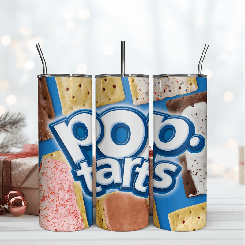 Pop tarts 20Oz Tumbler Wrap Sublimation Design, 20OZ Tumbler Wrap Design.png