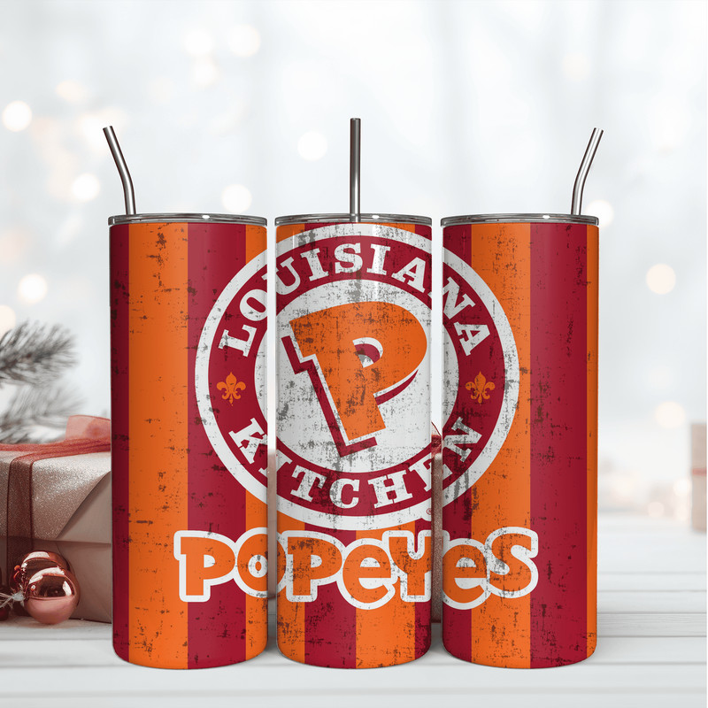 Popeyes 20Oz Tumbler Wrap Sublimation Design, 20OZ Tumbler Wrap Design.png