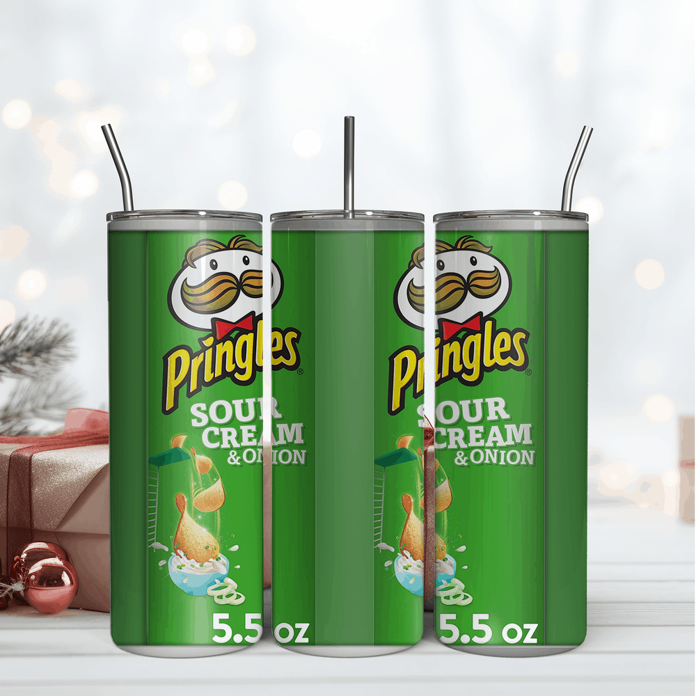 Pringles Sour Cream 20Oz Tumbler Wrap Sublimation Design, Brand Tumbler Wrap Design.png
